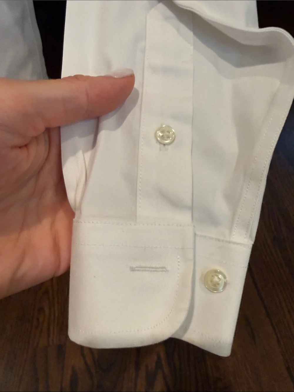 Brooks Brothers White Button-Down Dress Shirt for Kids